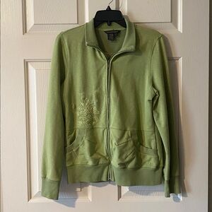Royal Robbins Vintage Green Embroidered Jacket